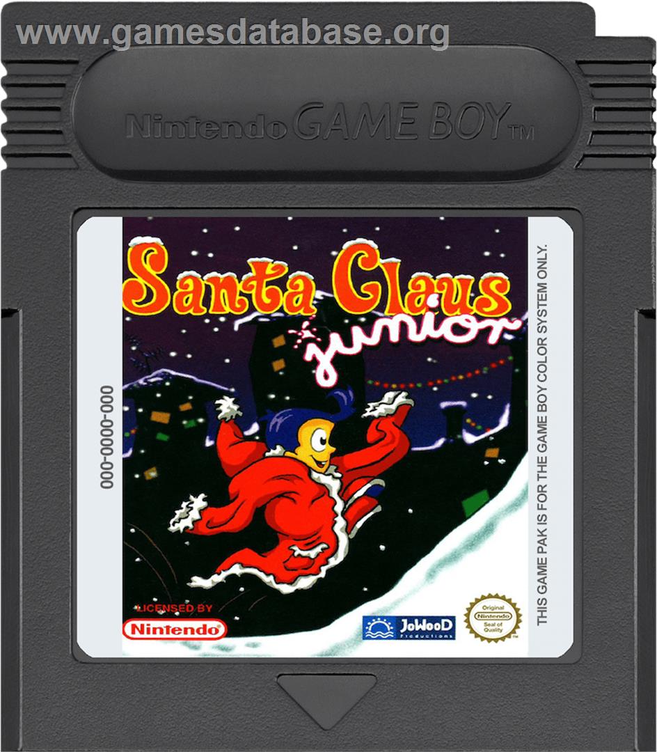 Santa Claus Junior - Nintendo Game Boy Color - Artwork - Cartridge