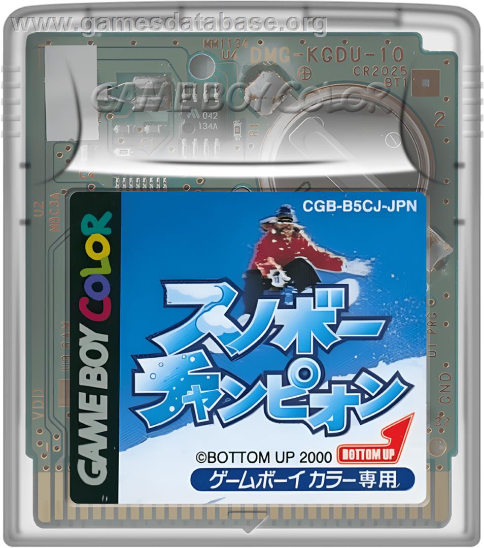 Snowboard Champion - Nintendo Game Boy Color - Artwork - Cartridge