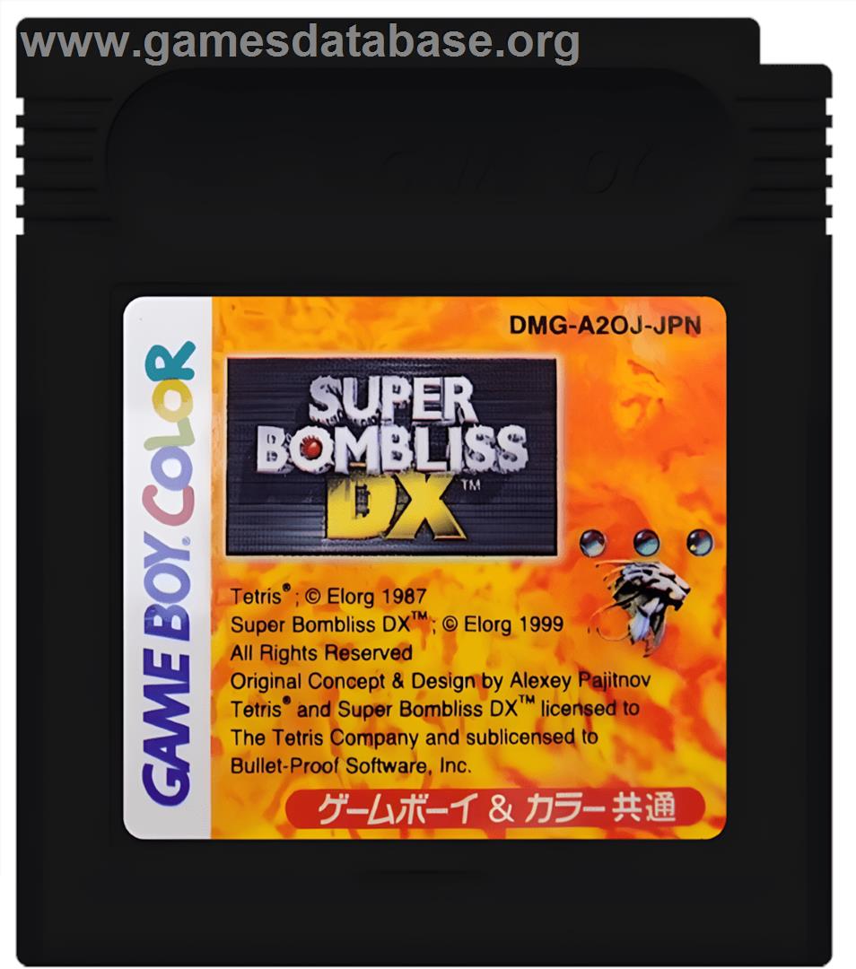 Super Bombliss Dx - Nintendo Game Boy Color - Artwork - Cartridge