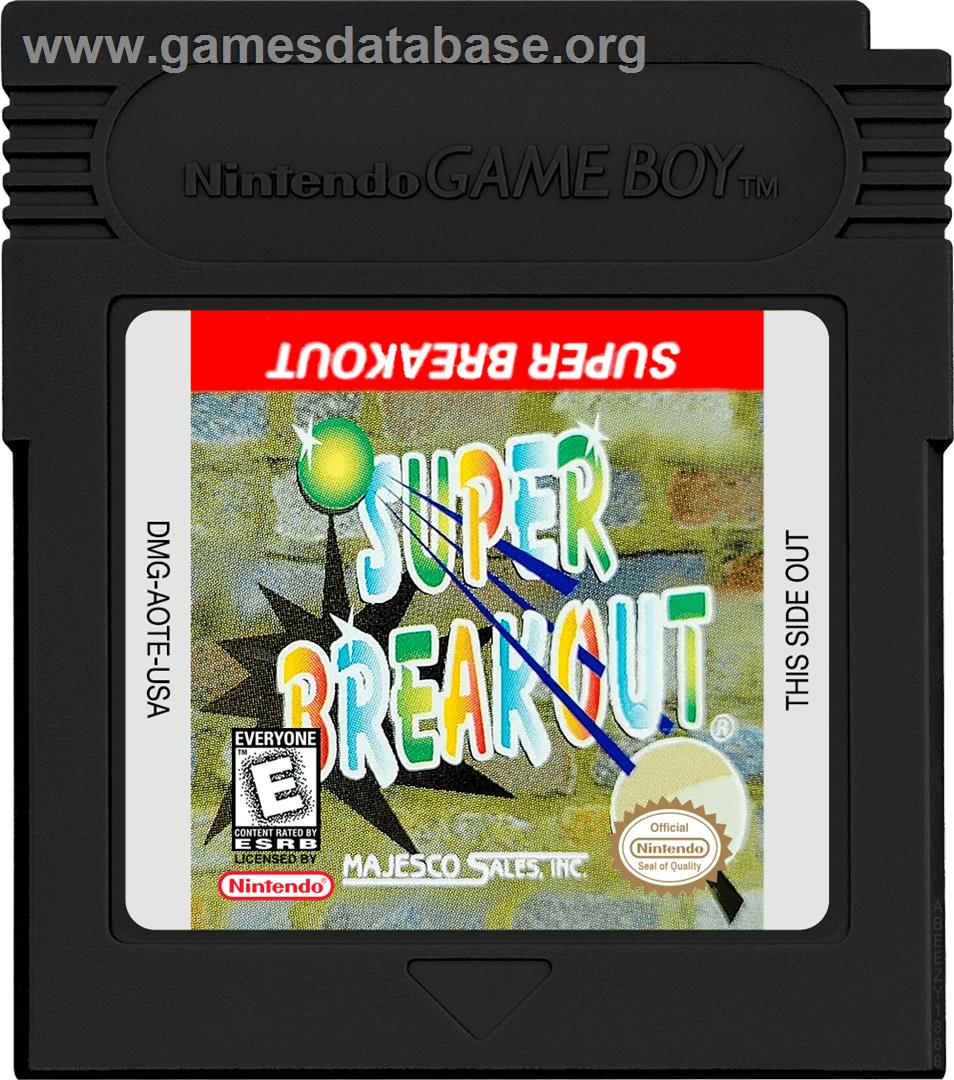 Super Breakout! - Nintendo Game Boy Color - Artwork - Cartridge
