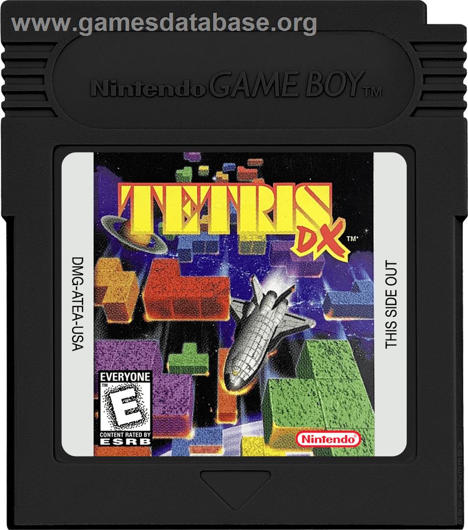 Tetris Dx - Nintendo Game Boy Color - Artwork - Cartridge