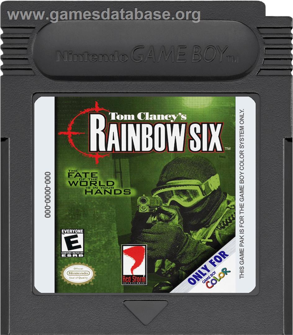 Tom Clancy's Rainbow Six - Nintendo Game Boy Color - Artwork - Cartridge