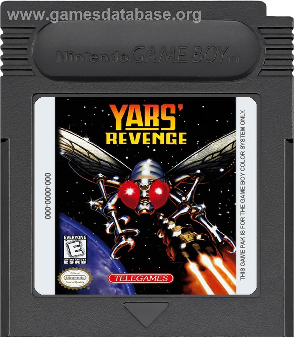 Yars' Revenge - Quotile Ultimatum - Nintendo Game Boy Color - Artwork - Cartridge