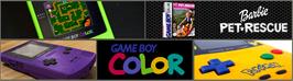 Arcade Cabinet Marquee for Barbie - Pet Rescue.