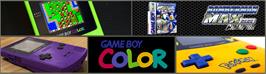 Arcade Cabinet Marquee for Bomberman Max: Blue Champion Edition.