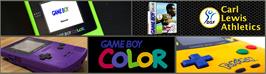Arcade Cabinet Marquee for Carl Lewis Athletics 2000.