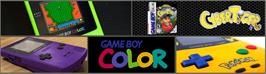 Arcade Cabinet Marquee for Cyber Tiger Woods Golf.