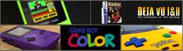 Arcade Cabinet Marquee for Deja Vu 1 And 2 - The Casebooks Of Ace Harding.