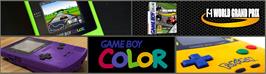 Arcade Cabinet Marquee for F-1 World Grand Prix.
