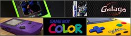 Arcade Cabinet Marquee for Galaga - Destination Earth.