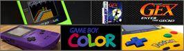 Arcade Cabinet Marquee for Gex: Enter the Gecko.