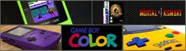Arcade Cabinet Marquee for Mortal Kombat 4.