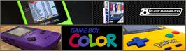 Arcade Cabinet Marquee for Player Manager 2001.
