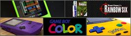 Arcade Cabinet Marquee for Tom Clancy's Rainbow Six.