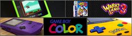 Arcade Cabinet Marquee for Wario Land 3.