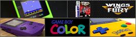 Arcade Cabinet Marquee for Wings of Fury.