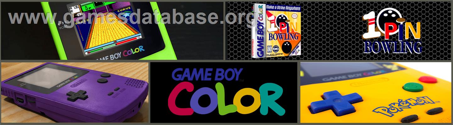 10-pin Bowling - Nintendo Game Boy Color - Artwork - Marquee