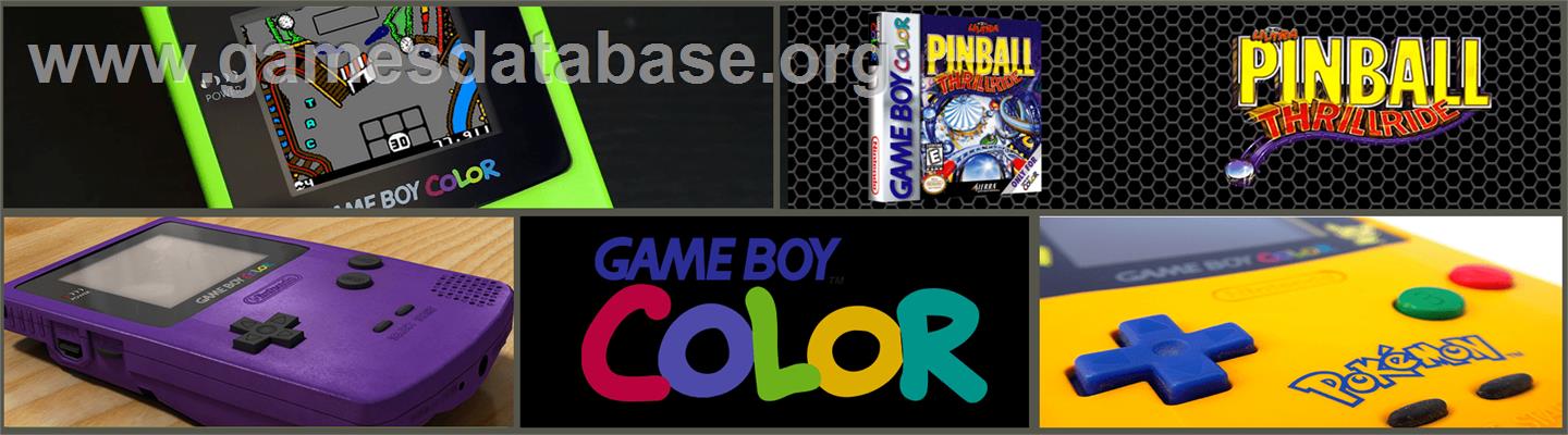 3d Ultra Pinball - Thrillride - Nintendo Game Boy Color - Artwork - Marquee