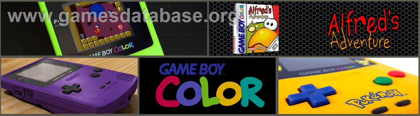 Alfred's Adventure - Nintendo Game Boy Color - Artwork - Marquee