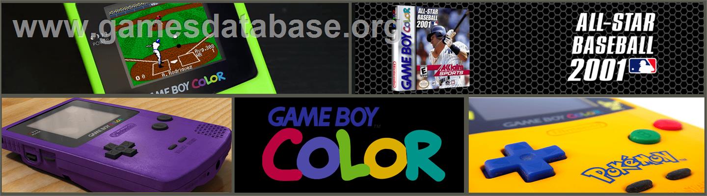 All-Star Baseball 2001 - Nintendo Game Boy Color - Artwork - Marquee