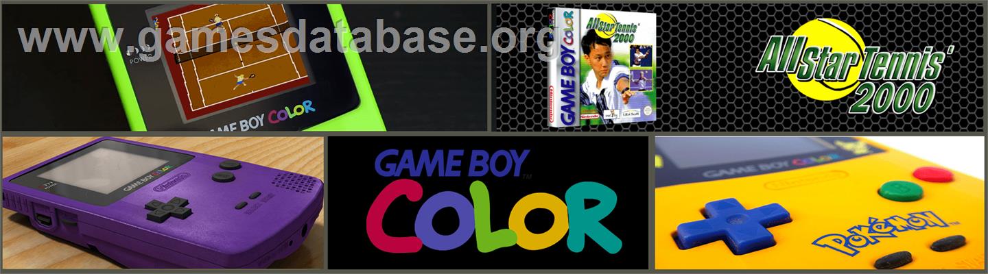 All Star Tennis 2000 - Nintendo Game Boy Color - Artwork - Marquee