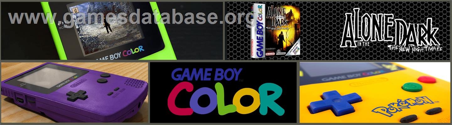 Alone In The Dark - The New Nightmare - Nintendo Game Boy Color - Artwork - Marquee