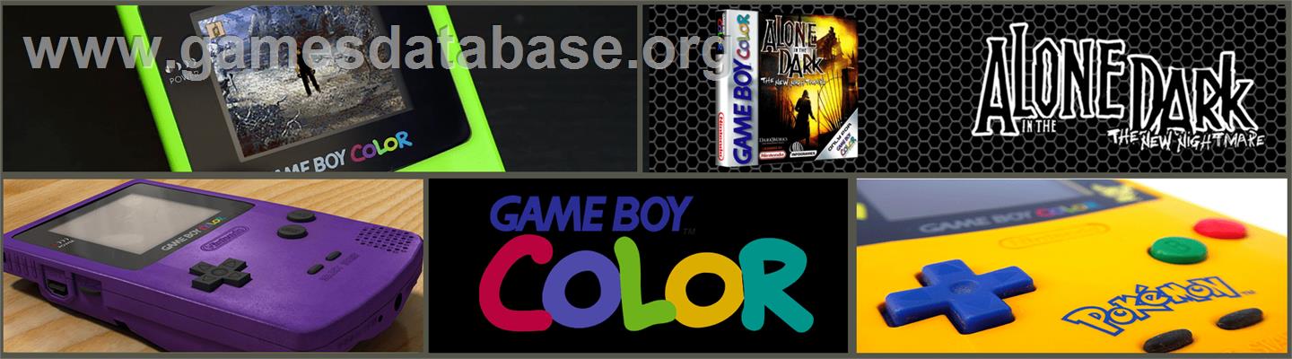 Alone in the Dark: The New Nightmare - Nintendo Game Boy Color - Artwork - Marquee