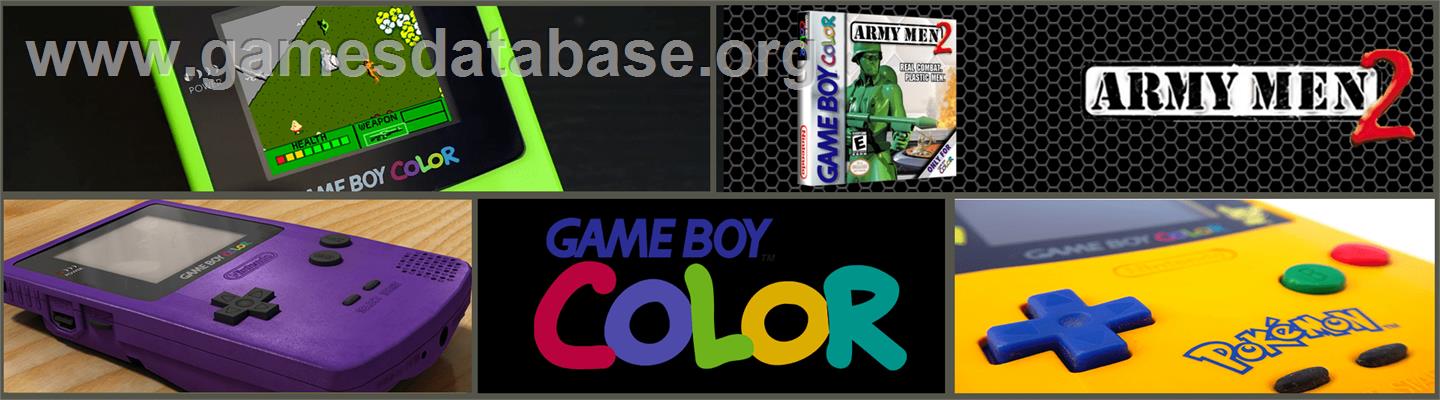 Army Men 2 - Nintendo Game Boy Color - Artwork - Marquee