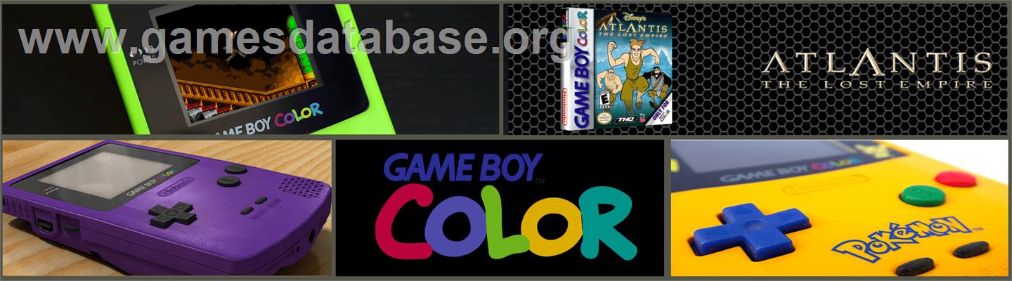 Atlantis: The Lost Empire - Nintendo Game Boy Color - Artwork - Marquee
