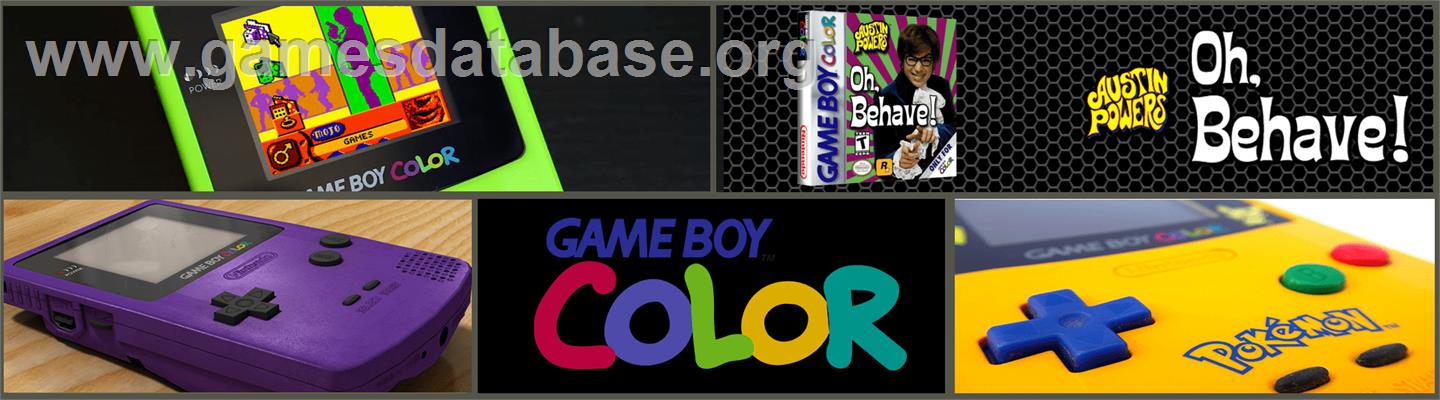 Austin Powers: Oh Behave - Nintendo Game Boy Color - Artwork - Marquee