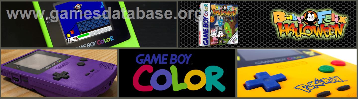 Baby Felix - Halloween - Nintendo Game Boy Color - Artwork - Marquee