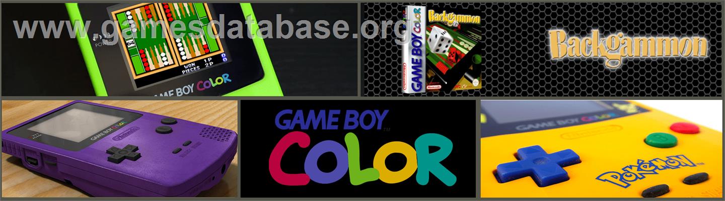 Backgammon - Nintendo Game Boy Color - Artwork - Marquee