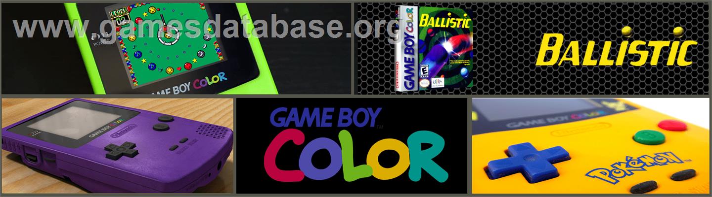 Ballistic - Nintendo Game Boy Color - Artwork - Marquee