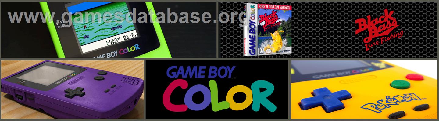 Black Bass - Lure Fishing - Nintendo Game Boy Color - Artwork - Marquee