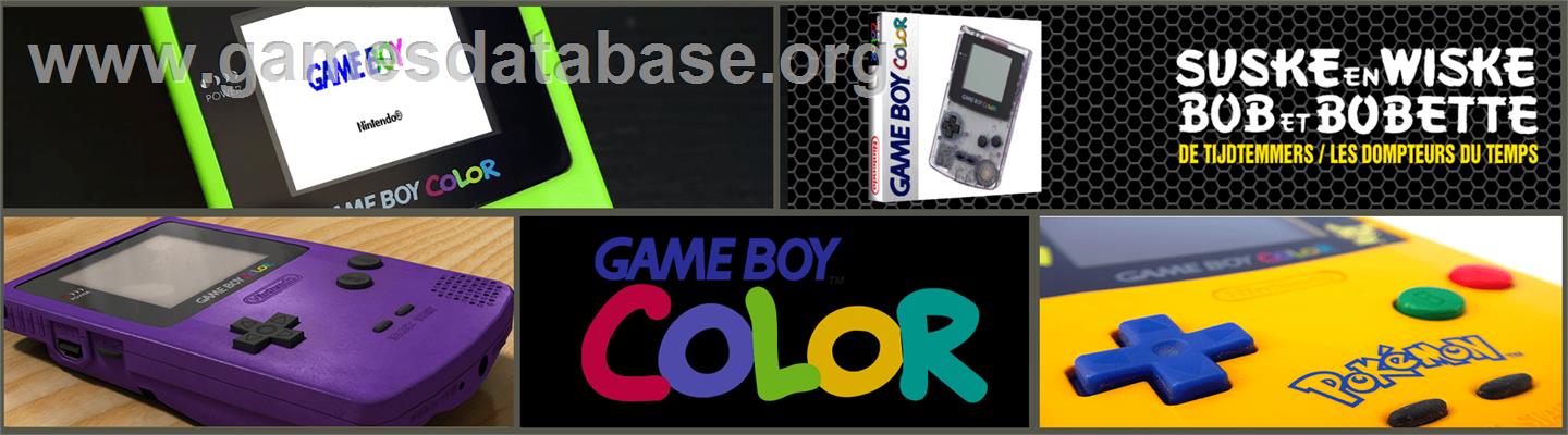 Bob et Bobette: Les Dompteurs du Temps - Nintendo Game Boy Color - Artwork - Marquee