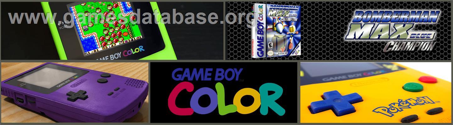 Bomberman Max - Blue Champion - Nintendo Game Boy Color - Artwork - Marquee