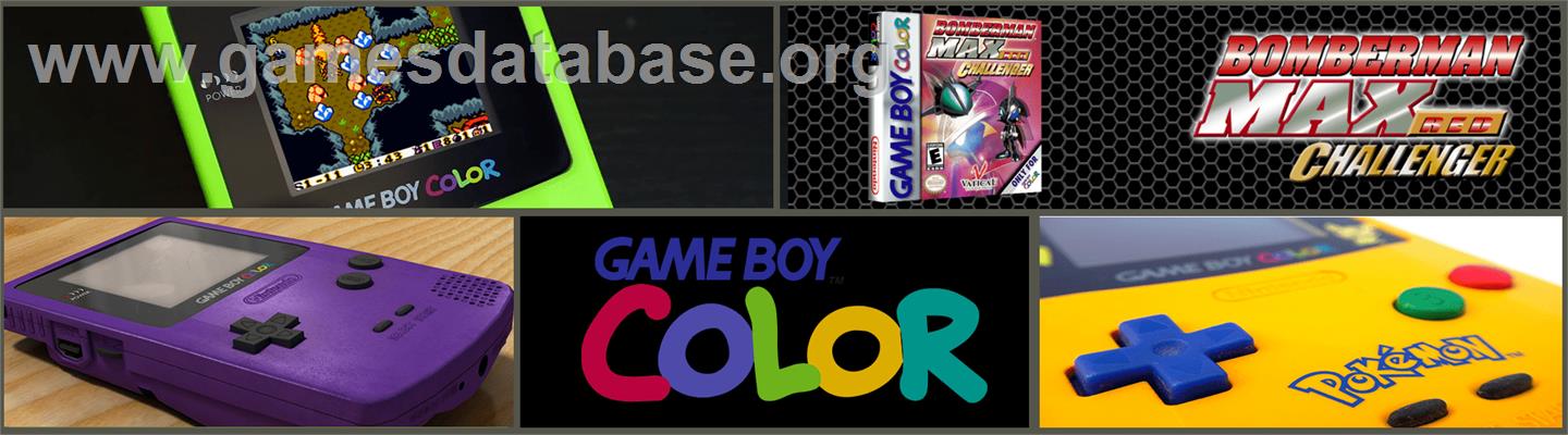 Bomberman Max - Red Challenger - Nintendo Game Boy Color - Artwork - Marquee