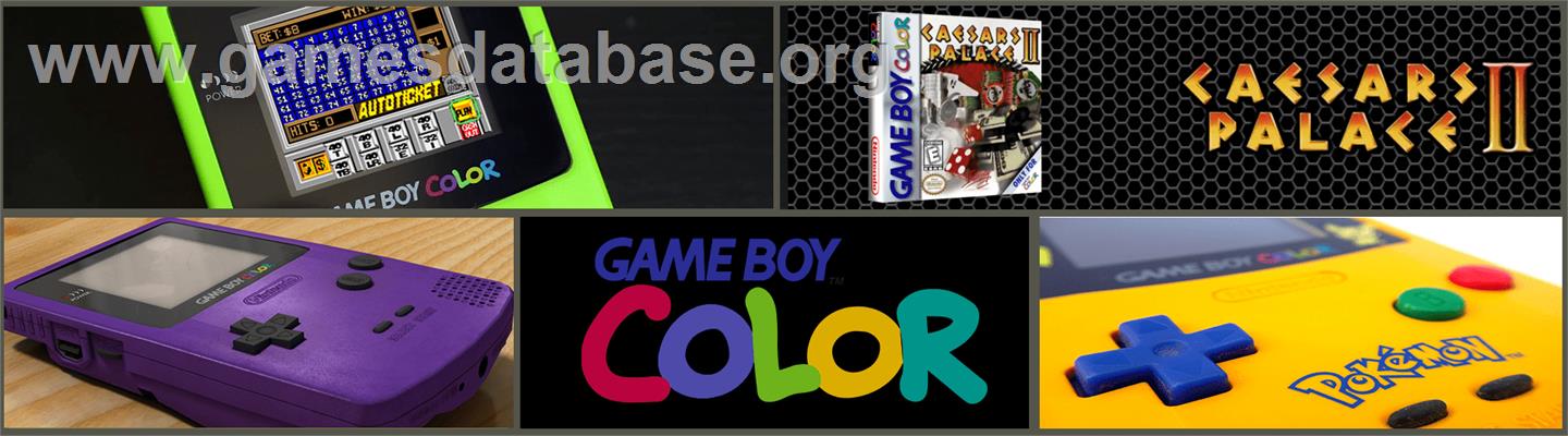Caesars Palace II - Nintendo Game Boy Color - Artwork - Marquee