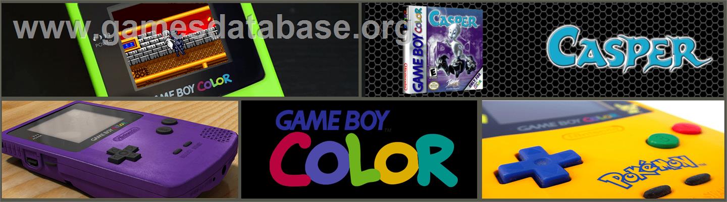 Casper - Nintendo Game Boy Color - Artwork - Marquee