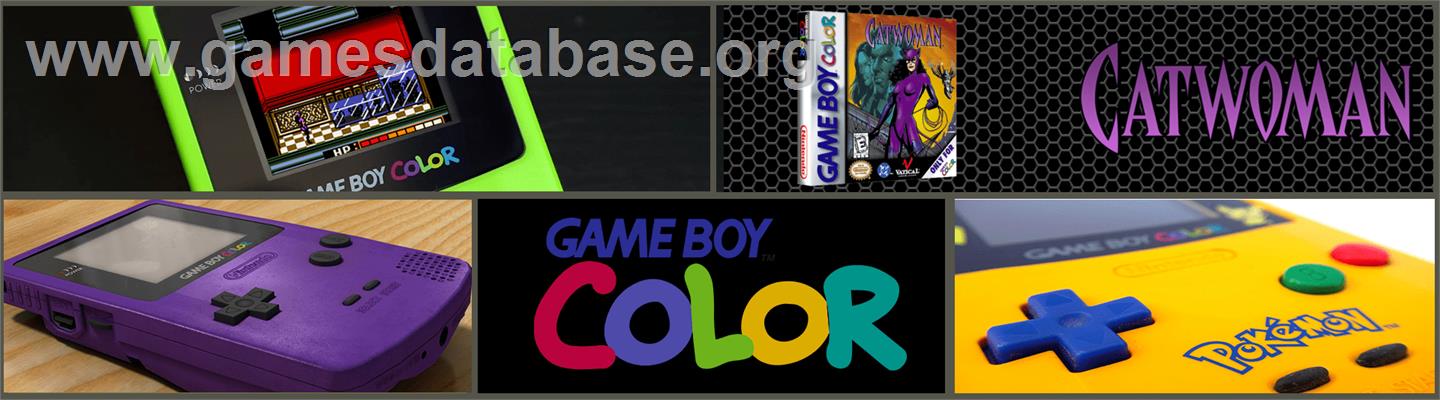 Catwoman - Nintendo Game Boy Color - Artwork - Marquee