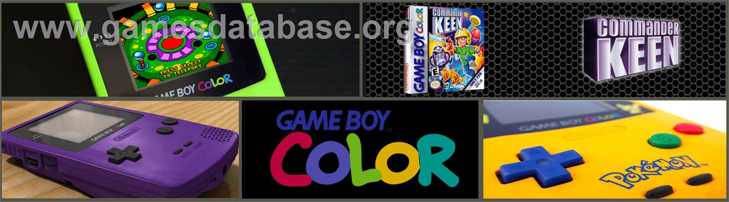 Commander Keen - Nintendo Game Boy Color - Artwork - Marquee