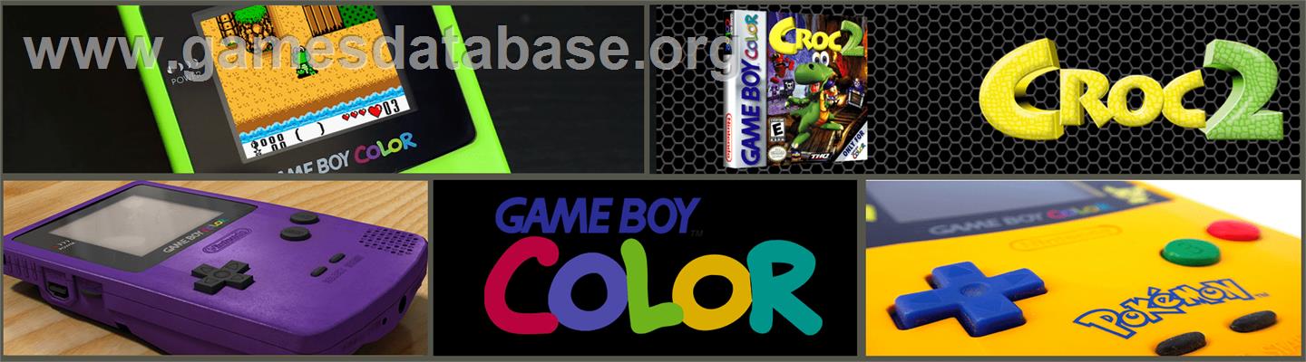 Croc 2 - Nintendo Game Boy Color - Artwork - Marquee