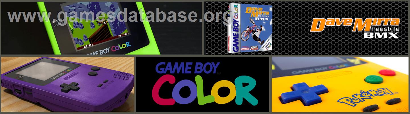 Dave Mirra Freestyle BMX - Nintendo Game Boy Color - Artwork - Marquee