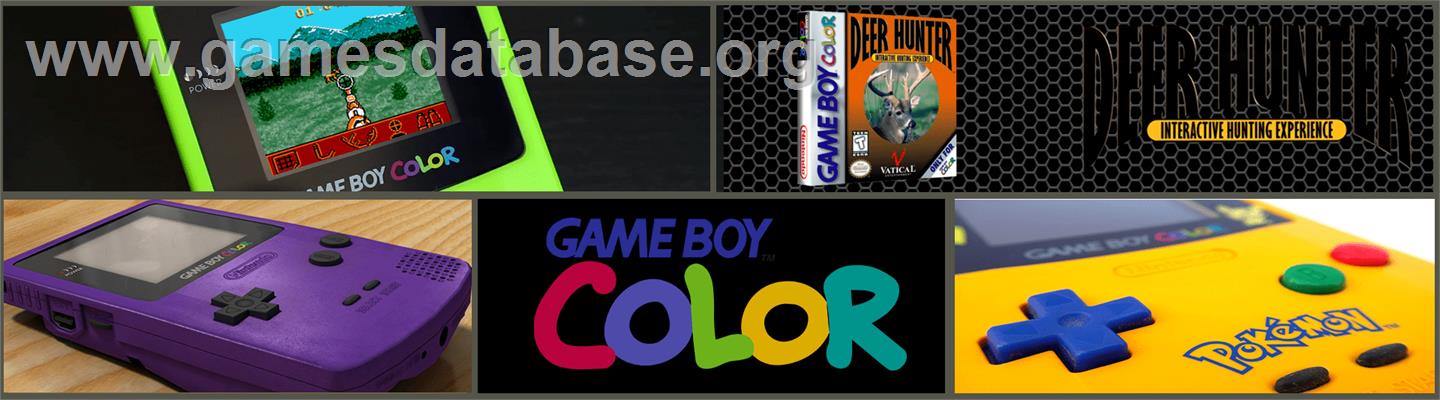 Deer Hunter - Nintendo Game Boy Color - Artwork - Marquee