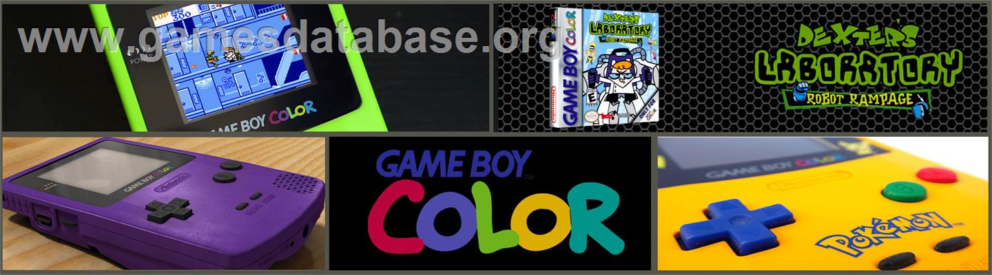Dexter's Laboratory: Robot Rampage - Nintendo Game Boy Color - Artwork - Marquee