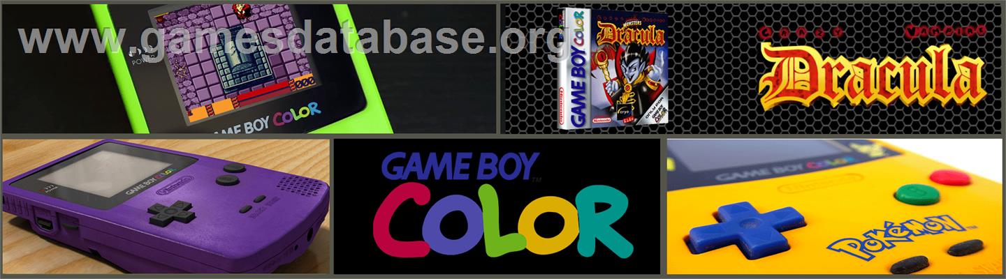Dracula - Crazy Vampire - Nintendo Game Boy Color - Artwork - Marquee