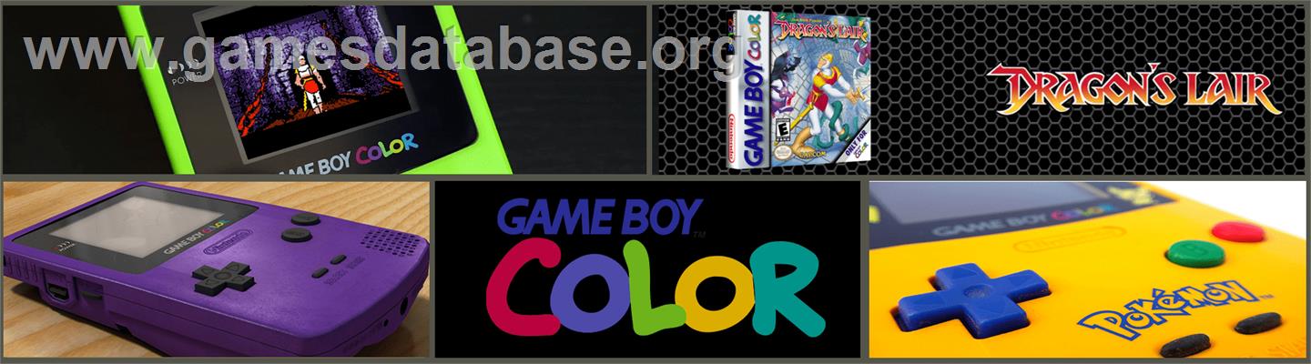 Dragon's Lair - Nintendo Game Boy Color - Artwork - Marquee