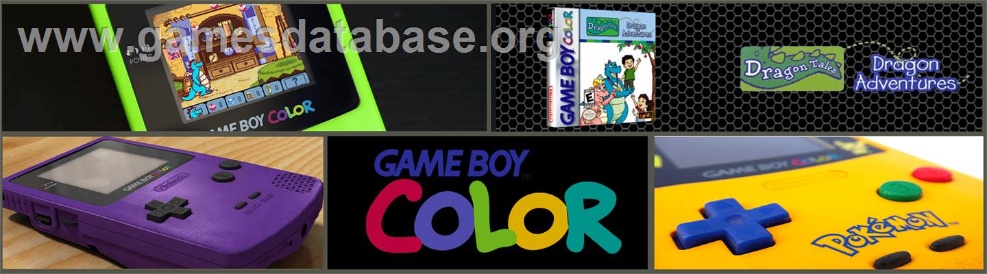 Dragon Tales - Dragon Adventures - Nintendo Game Boy Color - Artwork - Marquee