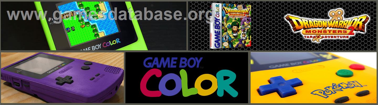 Dragon Warrior Monsters 2: Tara's Adventure - Nintendo Game Boy Color - Artwork - Marquee