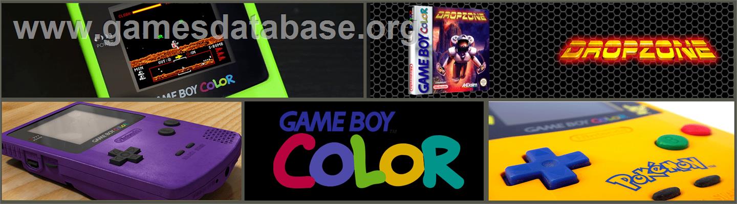 Dropzone - Nintendo Game Boy Color - Artwork - Marquee